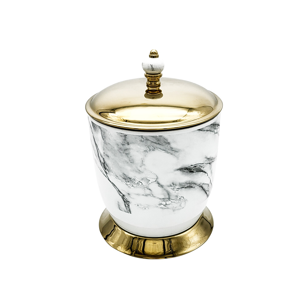 Pure ConceptCalacatta White Gold Çöp Kovası