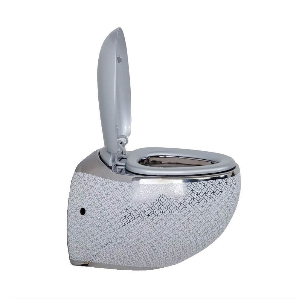 Pure ConceptCircular Platin Asma Klozet + Yavaş Kapanır Kapak