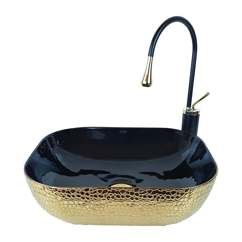 Pure ConceptCrocodile Gold Çanak Lavabo