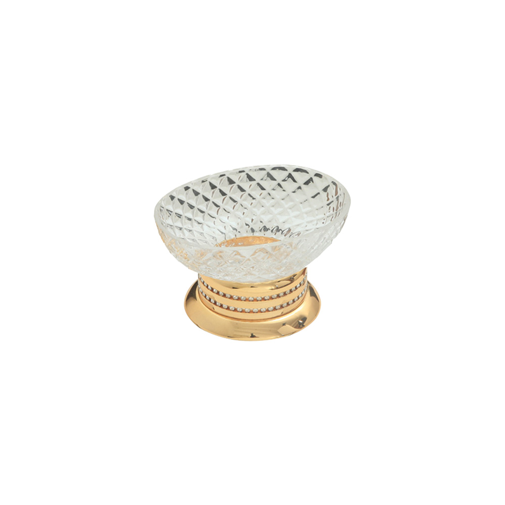 Pure ConceptCrystal / Pvd Gold Set Üstü Sabunluk