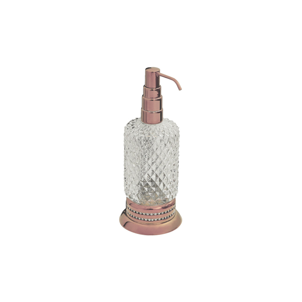 Pure ConceptCrystal / Pvd Rose Gold Set Üstü Sıvı Sabunluk