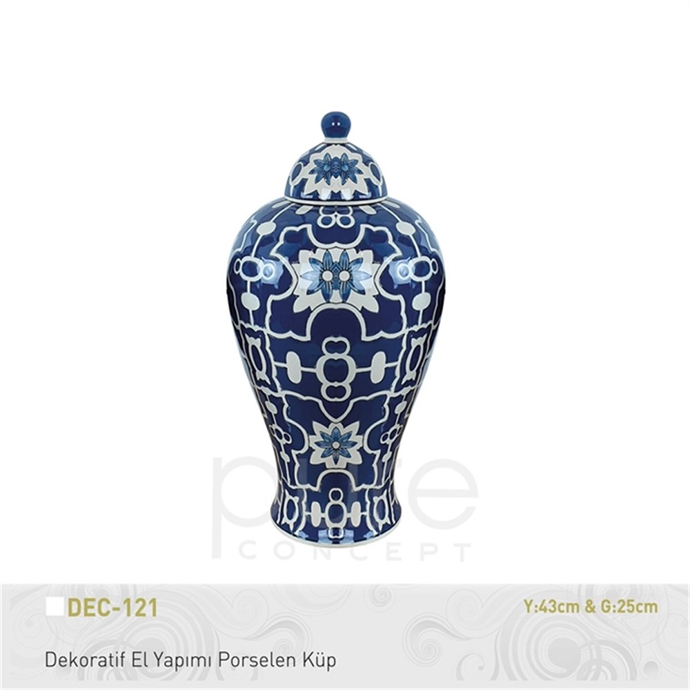 Pure ConceptDekoratif El Yapımı Porselen Küp Y43xg25