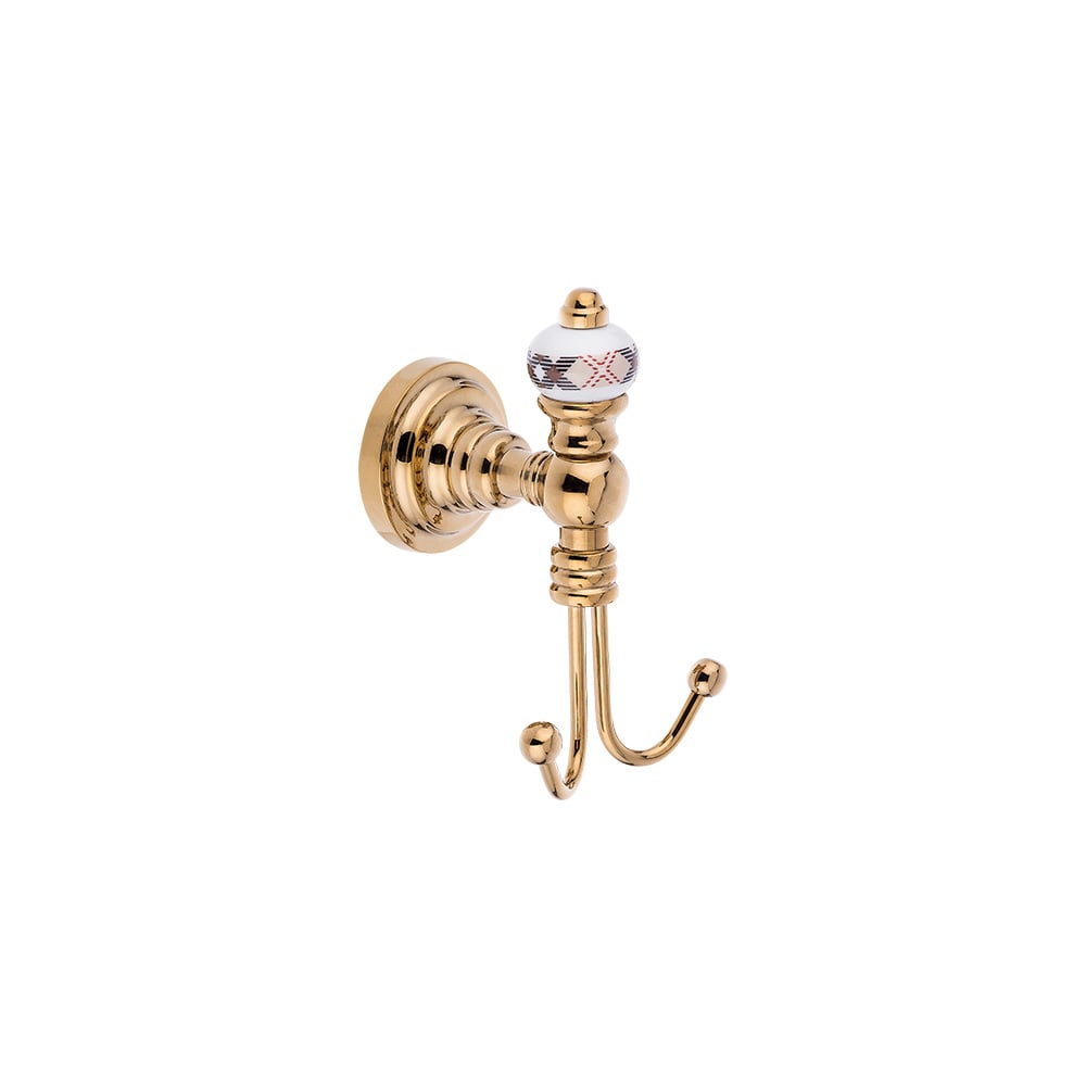 Pure ConceptGeometrik Ekose / Pvd Gold İkili Askılık