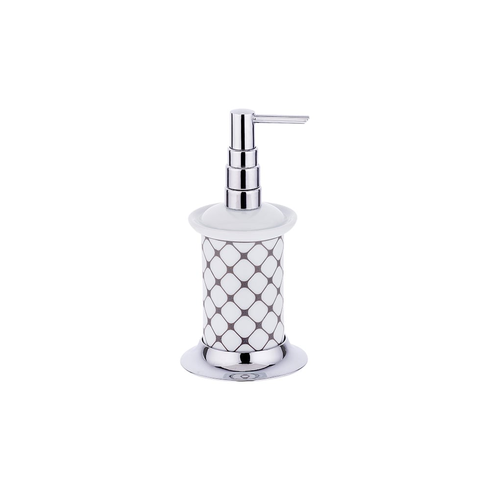 Pure ConceptGeometrik Platin / Beyaz Set Üstü Sıvı Sabunluk
