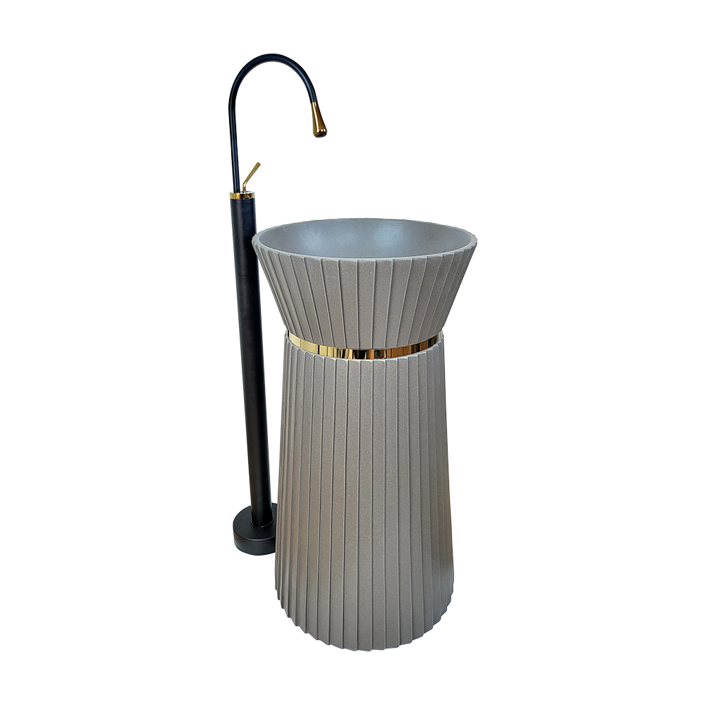 Pure ConceptGlory Antrasit Monoblok Lavabo