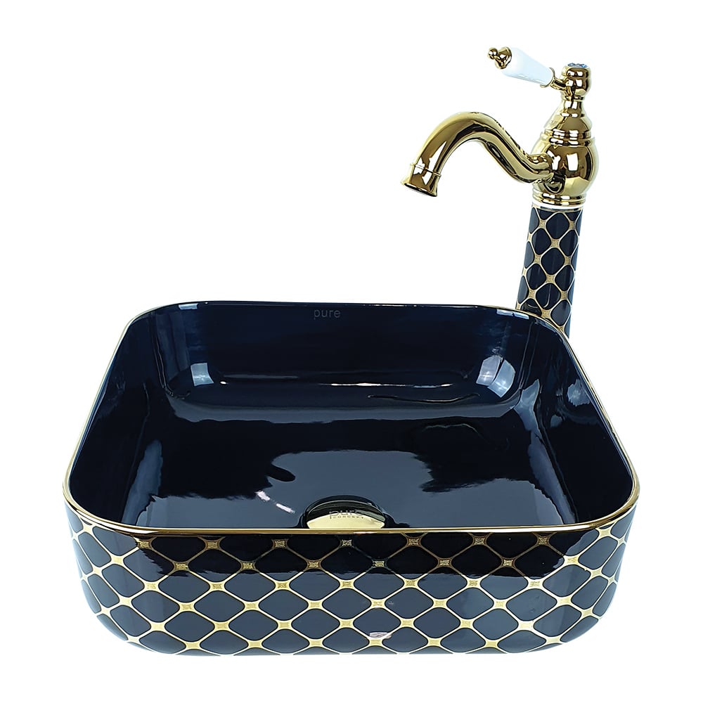 Pure ConceptGold & Black Çanak Lavabo