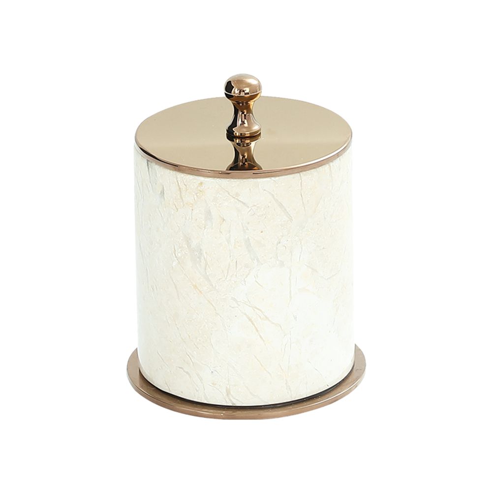 Pure ConceptMarble Bej / Pvd Rose Gold Set Üstü Pamukluk