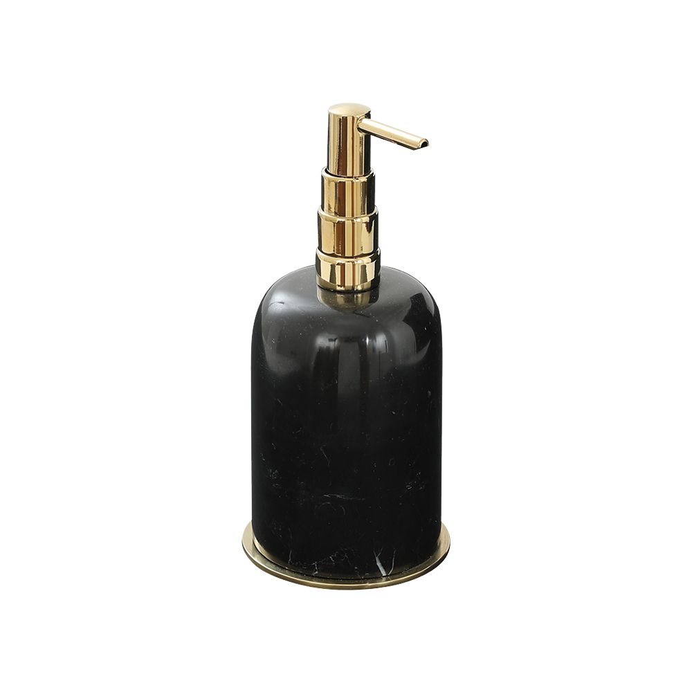 Pure ConceptMarble Black / Pvd Gold Set Üstü Sıvı Sabunluk