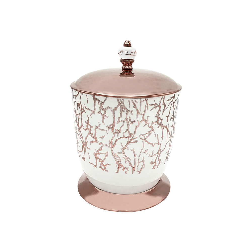 Pure ConceptMarble Bronz Çöp Kovası