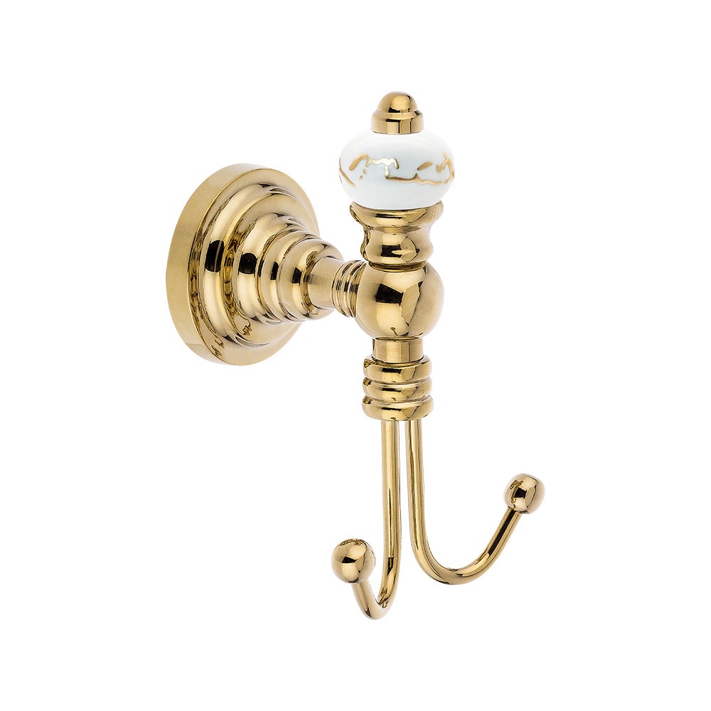 Pure ConceptMarble Gold İkili Askılık