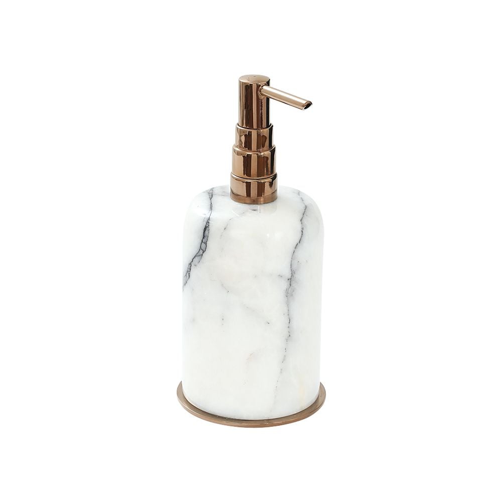 Pure ConceptMarble Gray / Pvd Rose Gold Set Üstü Sıvı Sabunluk
