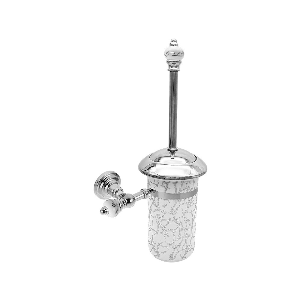 Pure ConceptMarble Krom Montajlı Klozet Fırçalık