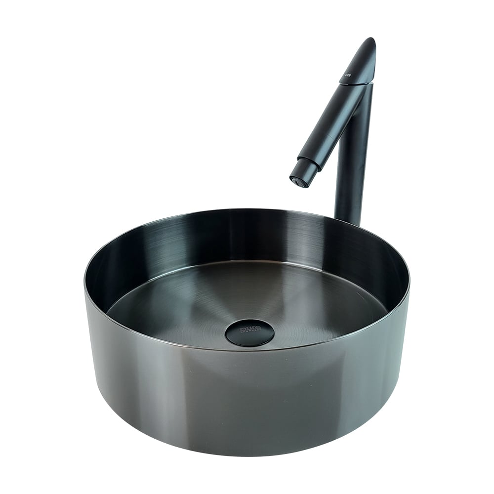 Pure ConceptPaslanmaz Çelik Siyah Çanak Lavabo