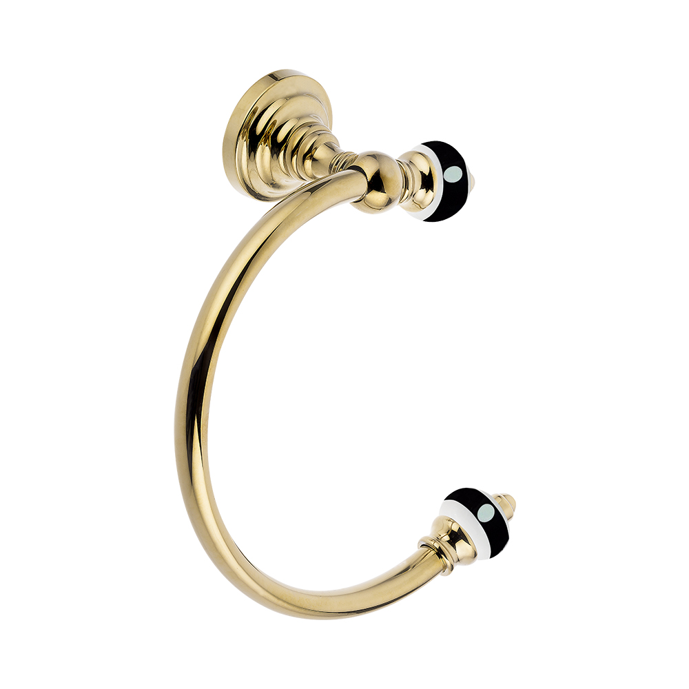 Pure ConceptPuantiye Siyah Halka Havluluk