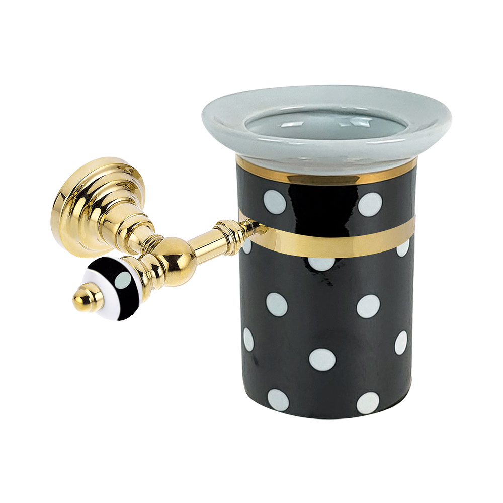 Pure ConceptPuantiye Siyah Montajlı Diş Fırçalık