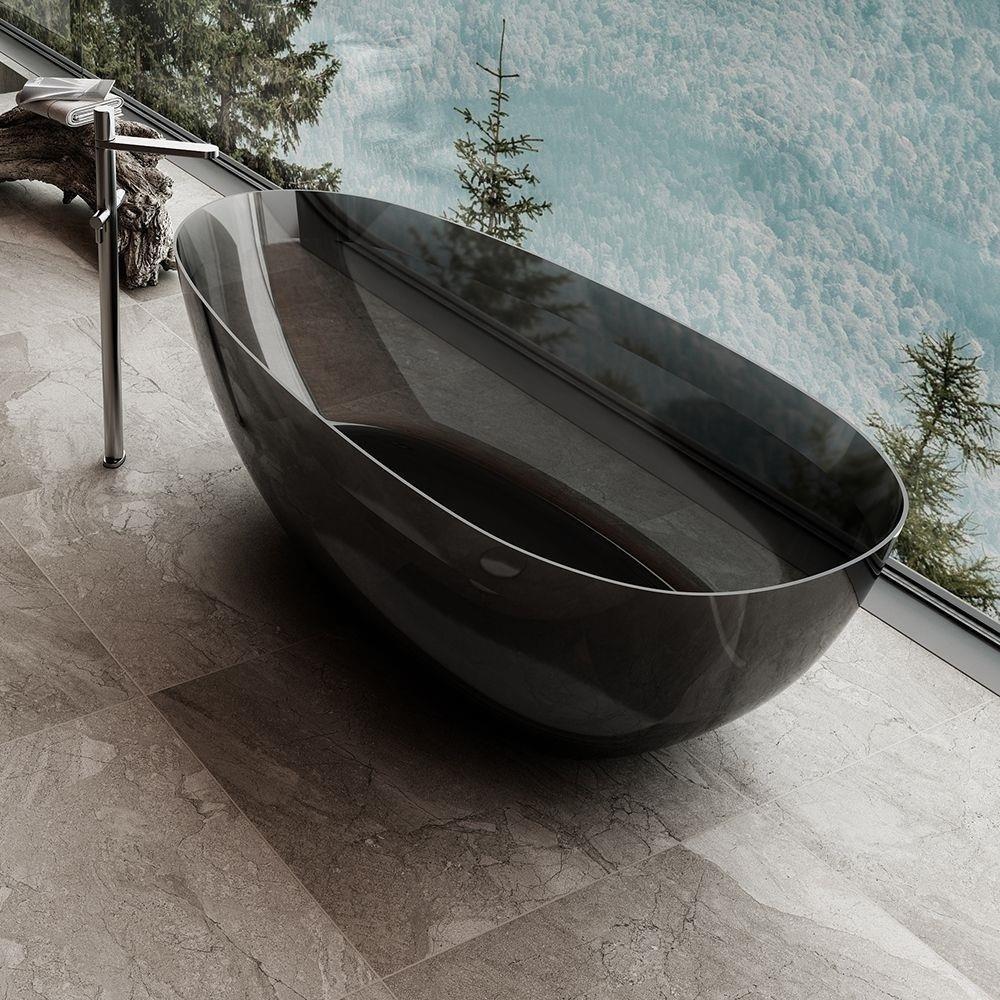 Pure ConceptPure Concept 170x80 Siyah Şeffaf Bağımsız Küvet Outlet