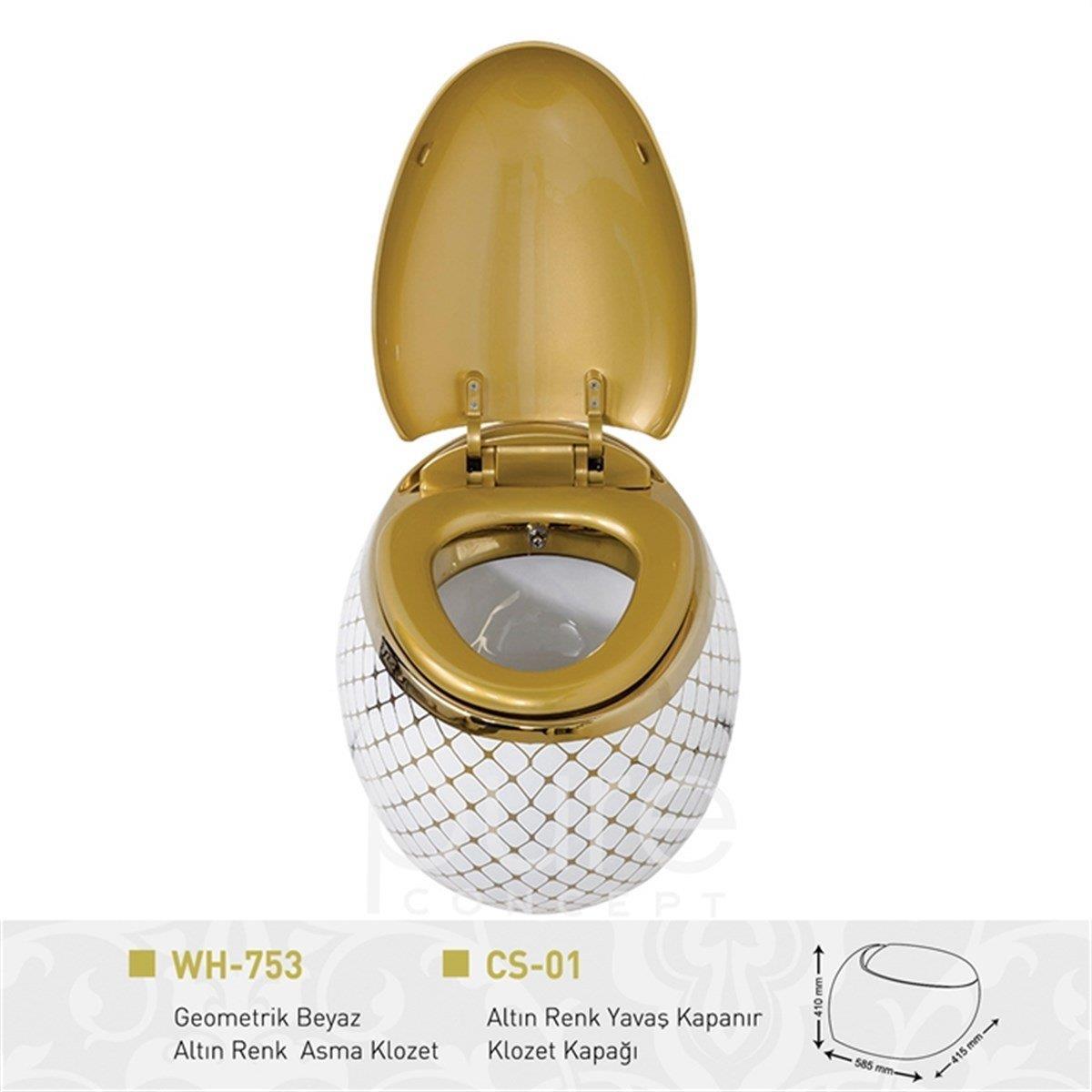 Pure ConceptPure Concept Beyaz Altın Asma Klozet (Outlet)