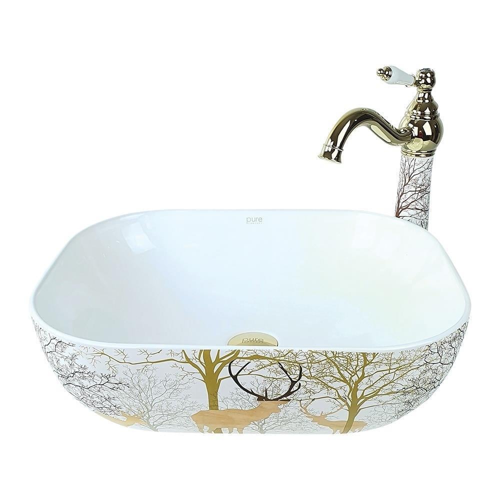 Pure ConceptPure Concept Deer Beyaz Çanak Lavabo (Outlet)