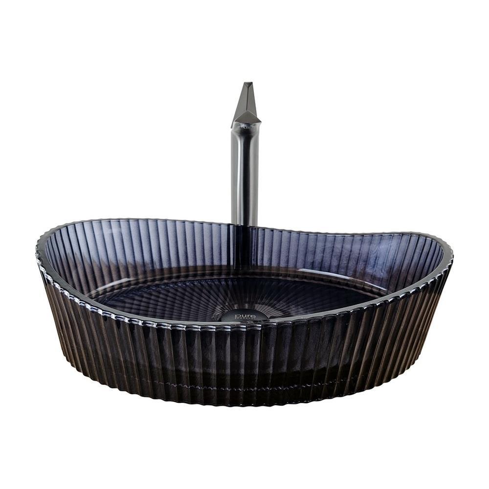 Pure ConceptPure Concept Dekoratif Cam Lavabo Siyah 52 cm