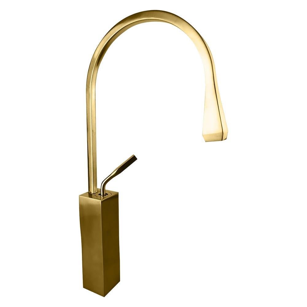 Pure ConceptPure Concept Kare Minimal Altın Çanak Lavabo Bataryası ( Outlet )