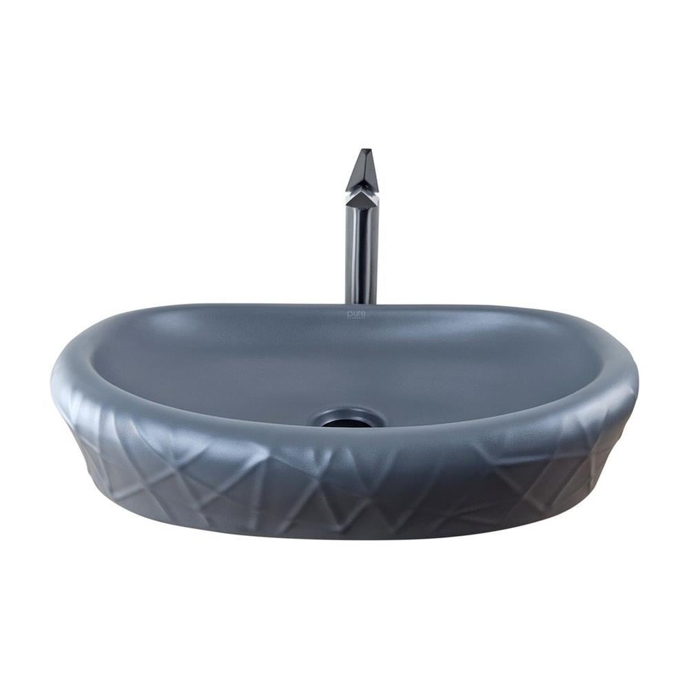 Pure ConceptPure Concept Mira 60 cm Mat Gri Çanak Lavabo