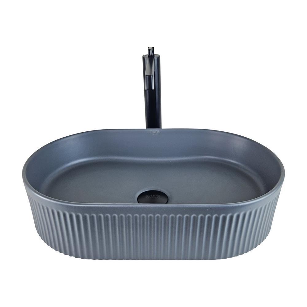 Pure ConceptPure Concept Stripo Tezgah Üstü Çanak Lavabo Mat Gri