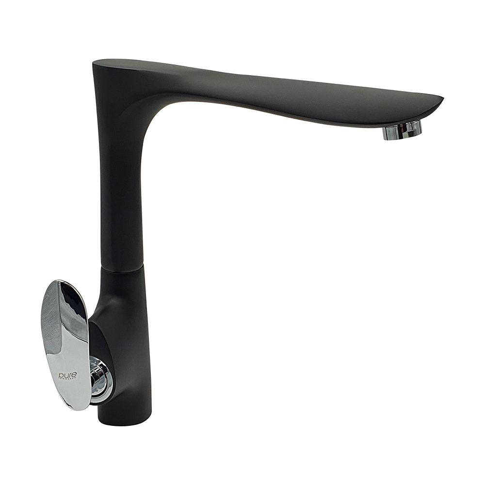 Pure ConceptRoyal Siyah Krom Mutfak Eviye Bataryası