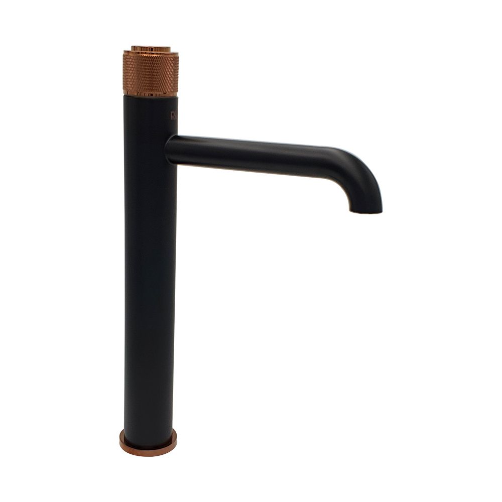 Pure ConceptStyle Mat Siyah Bronz Çanak Lavabo Bataryası