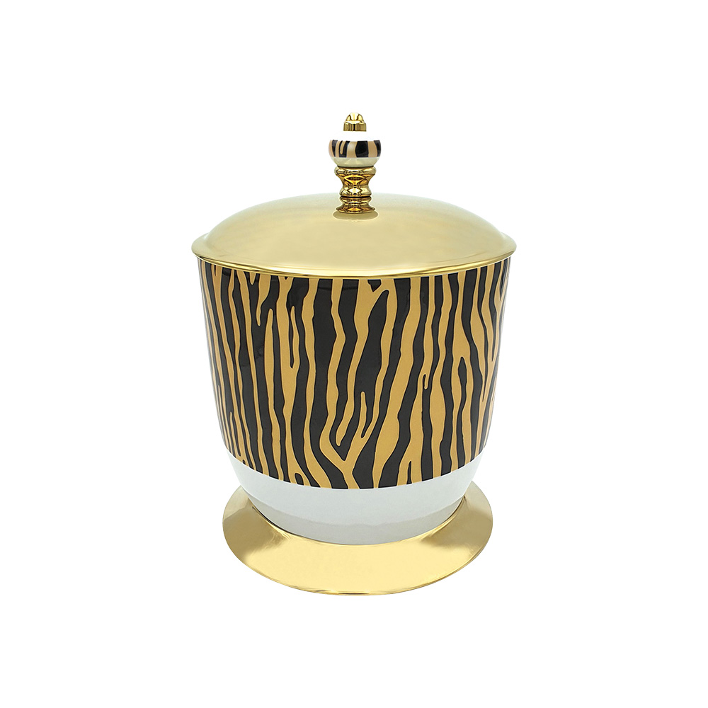 Pure ConceptTiger Gold Zebra Çöp Kovası