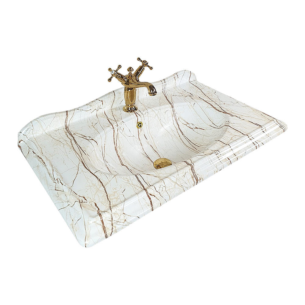 Pure ConceptVictorian Rain Beige 81cm Dekoratif Etajerli Lavabo