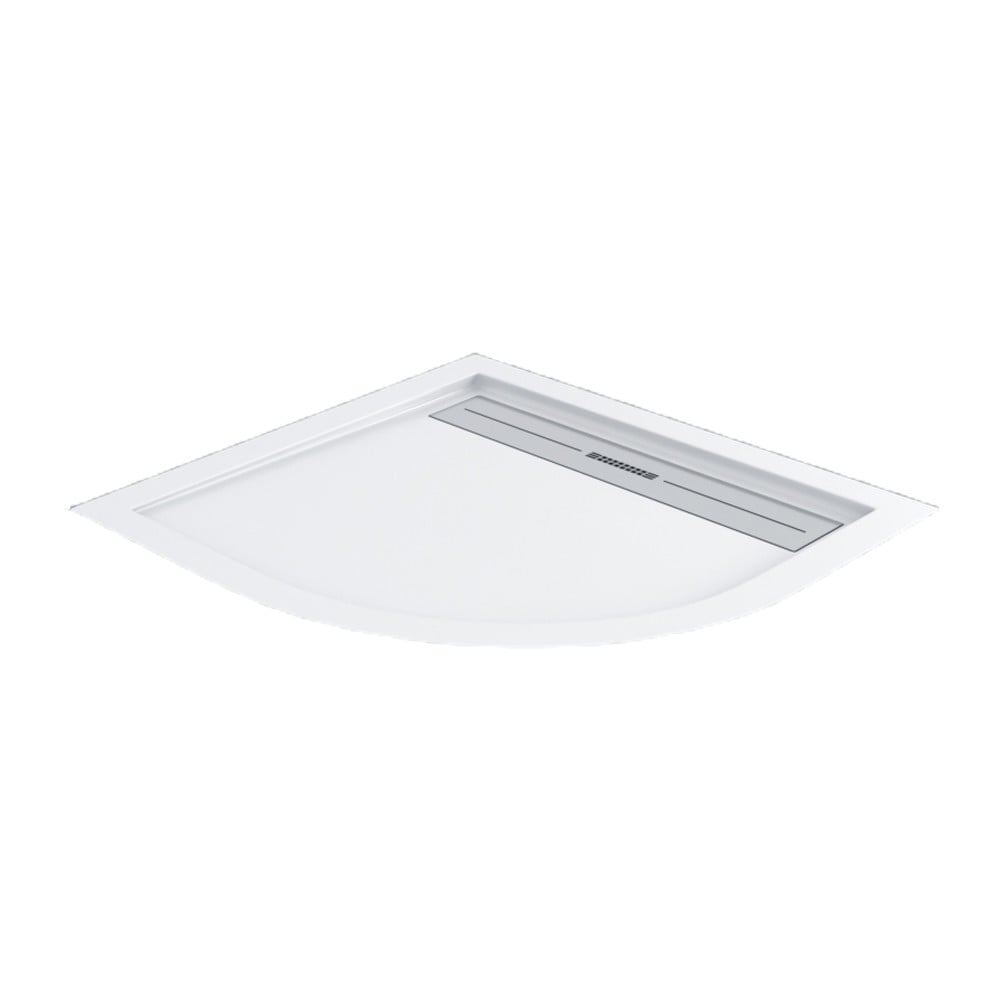 Shower100x100 Drop Oval Flat Duş Teknesi
