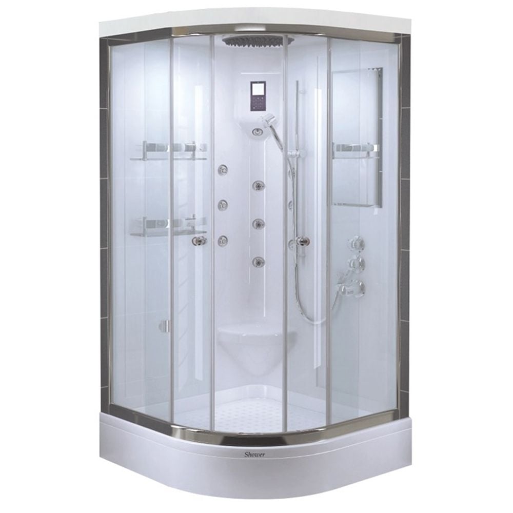 Shower110x110 Aqua Kare Tekneli Kompakt Duş Sistemi