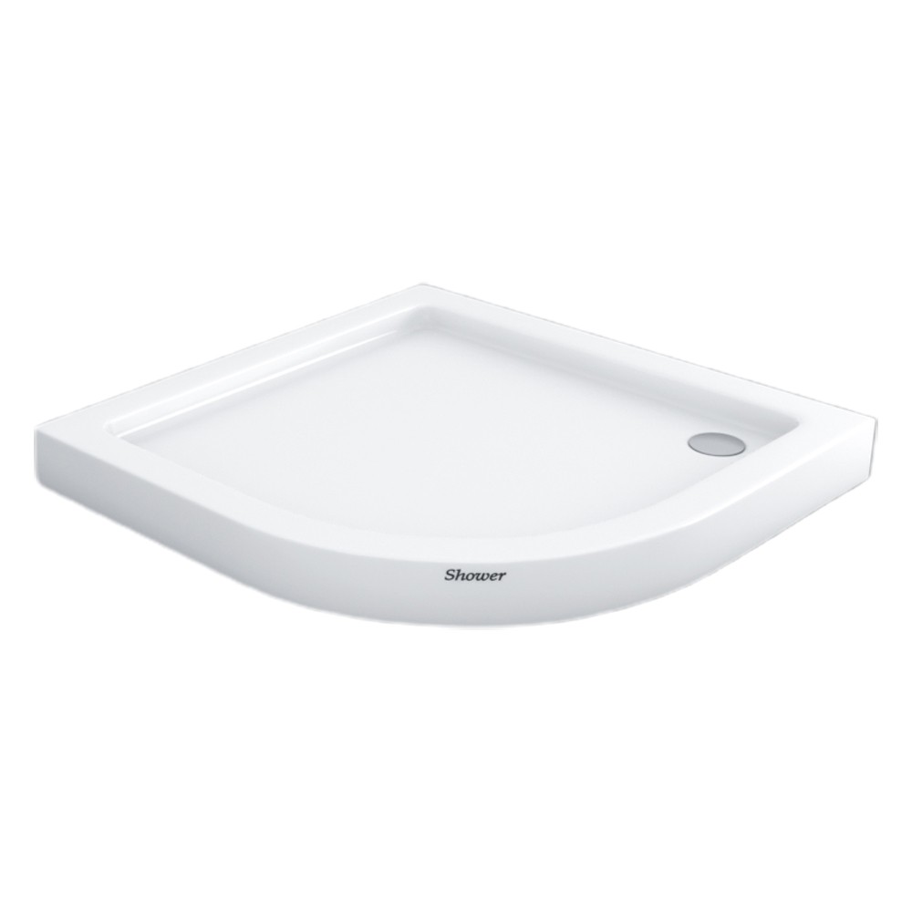 Shower130x130 Baffy Oval Monoblok Duş Teknesi