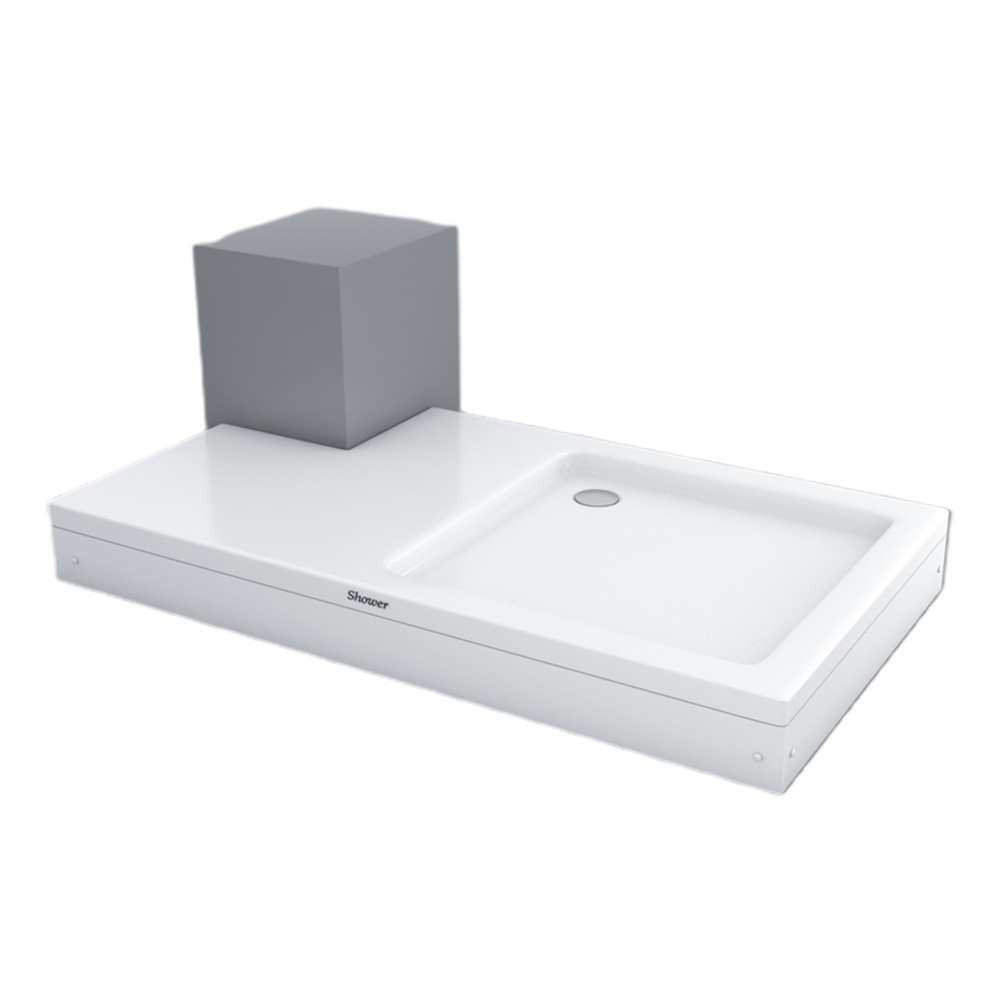 Shower70x190 Quite Dikdörtgen Dolgulu Duş Teknesi