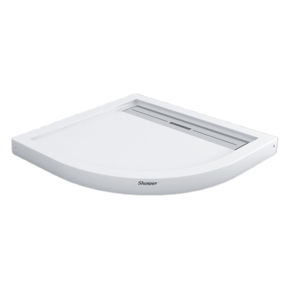 Shower80x80 Drop Oval Slimblok Duş Teknesi