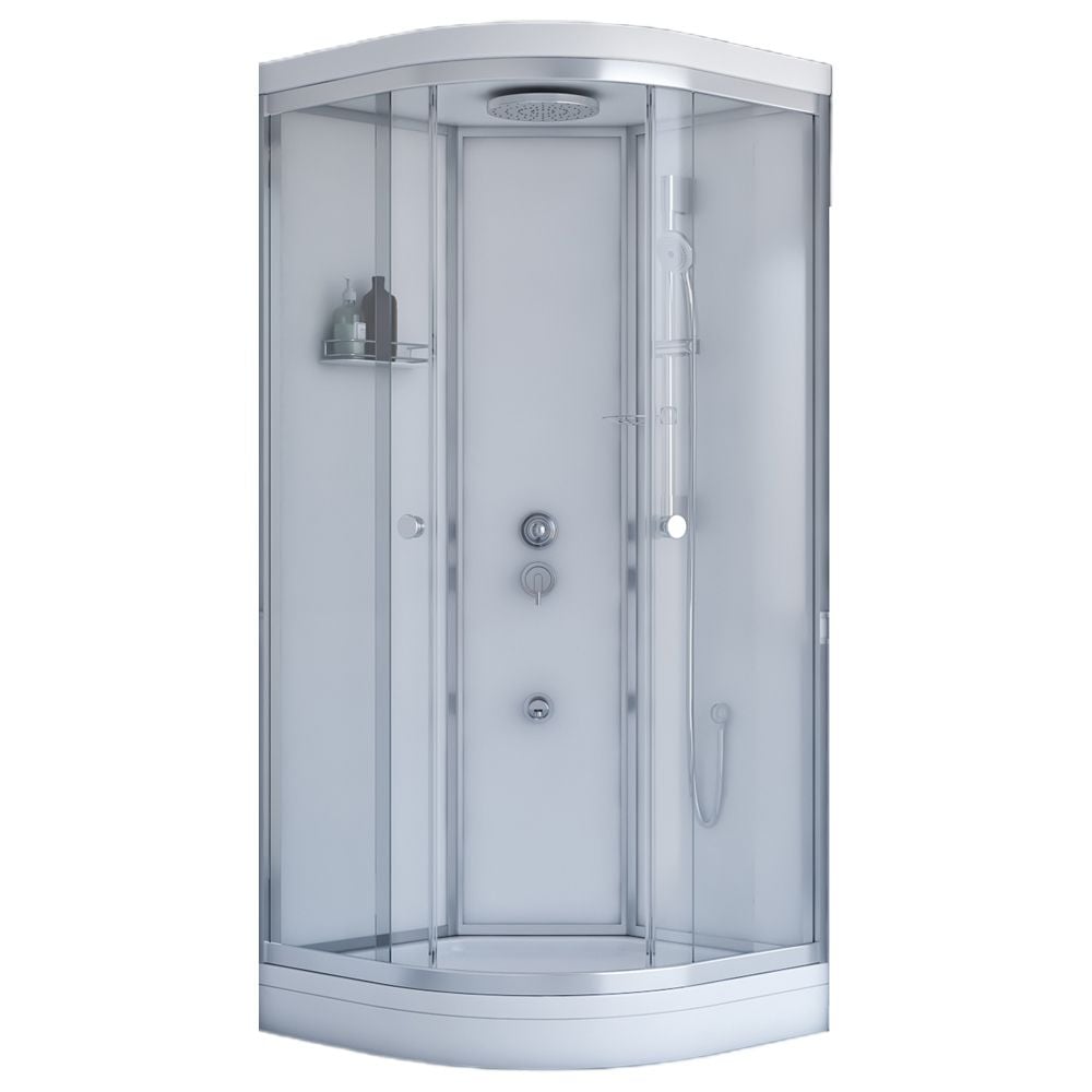 Shower90x90 Soft Oval Tekneli Kompakt Duş Sistemi