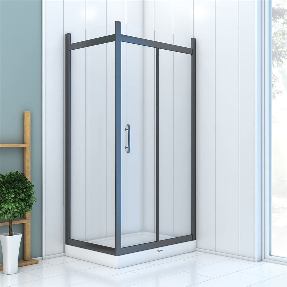 ShowerIcon 75x90 Yan Panelli Dikdörtgen Duşakabin