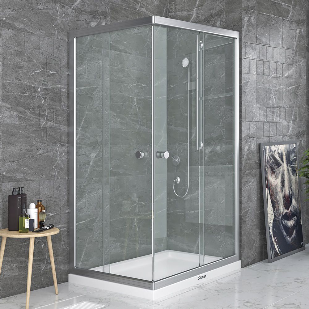 ShowerNeptün 80x150 Köşe Girişli Dikdörtgen Duşakabin