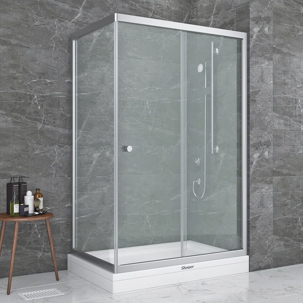 ShowerSatürn 90x130 1S-1H Yan Panelli Dikdörtgen Duşakabin