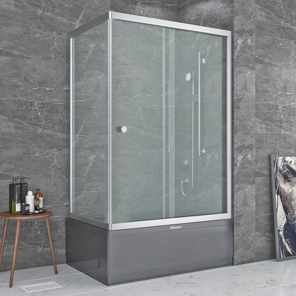 ShowerSatürn 90x140 1S-1H Yan Panelli Dikdörtgen Duşakabin
