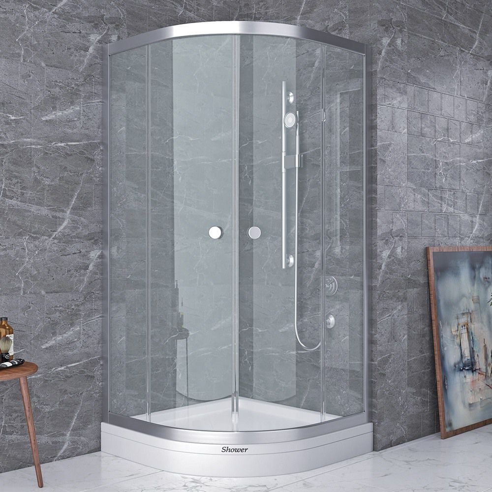 ShowerSatürn 95x95 Oval Duşakabin
