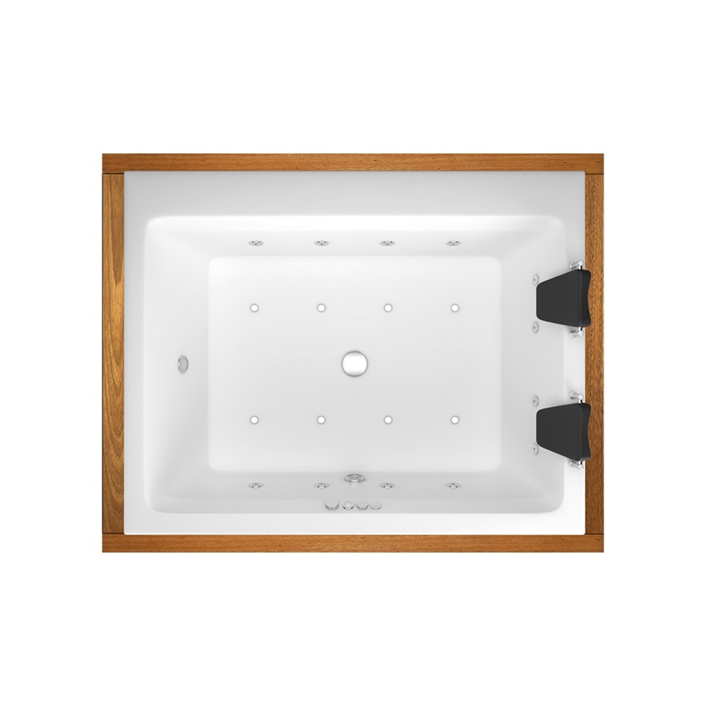 ShowerShower Ares Plus 200x170 cm İreko Ahşap Panelli Düz Özel Küvet