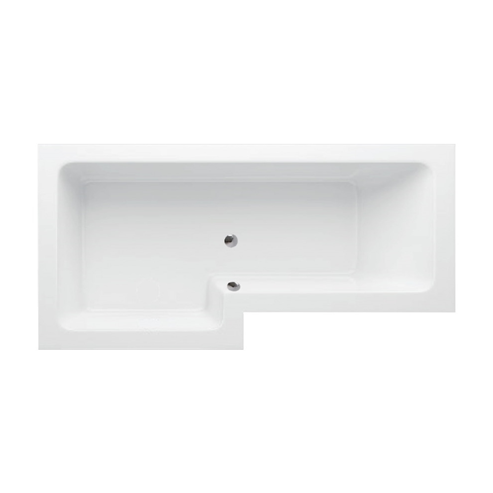 ShowerShower Lucky 170x85x70 cm L Tipi Özel Düz Küvet
