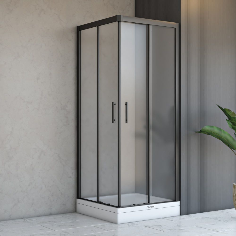 ShowerVega 90x90 Köşe Girişli Kare Lüks Duşakabin