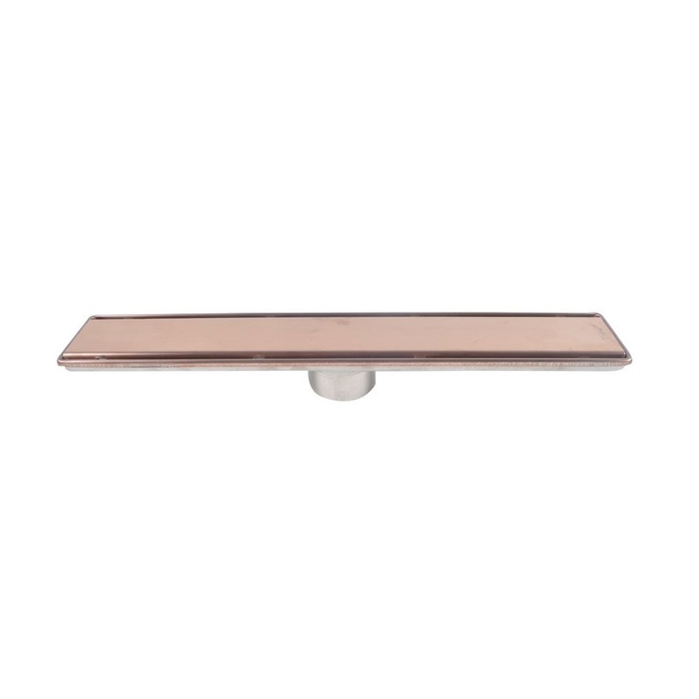 SukarLine 6 60 cm Bronz Plain Izgaralı Duş Kanalı