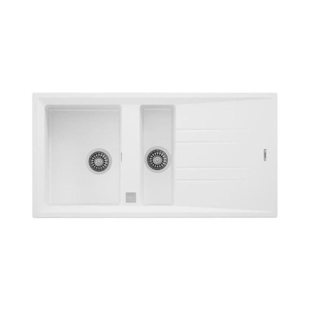 TekaSTONE 60 B-TG White Paslanmaz Çelik Eviye