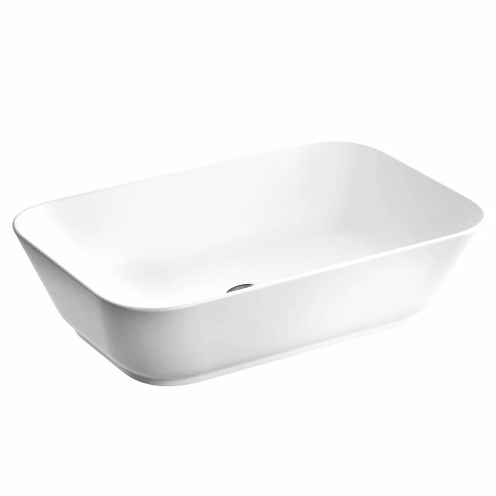 Vitra60 cm Armatür Deliksiz Dikdörtgen Çanak Lavabo