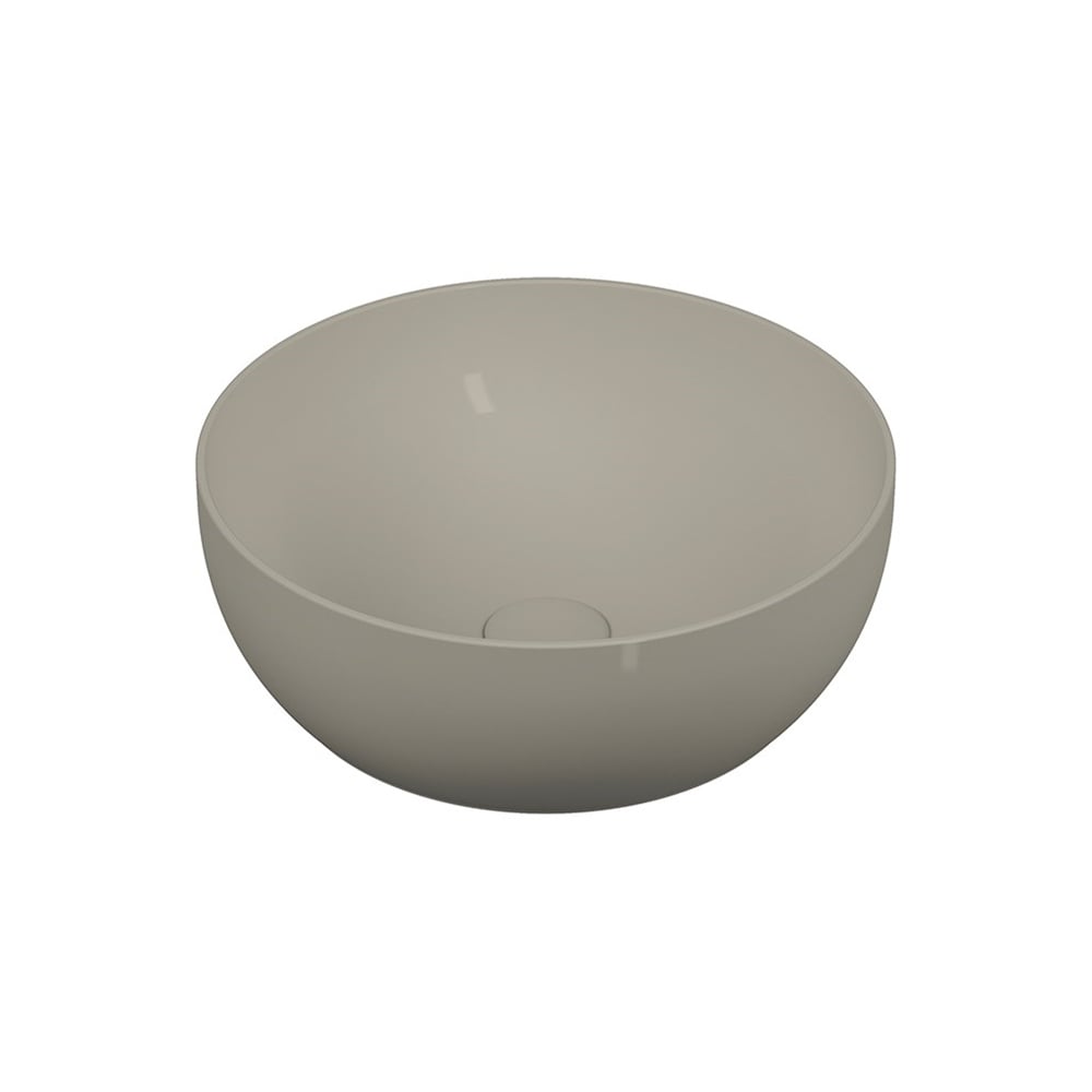 VitraOutline 40 cm Yuvarlak Çanak Lavabo Mat Bej