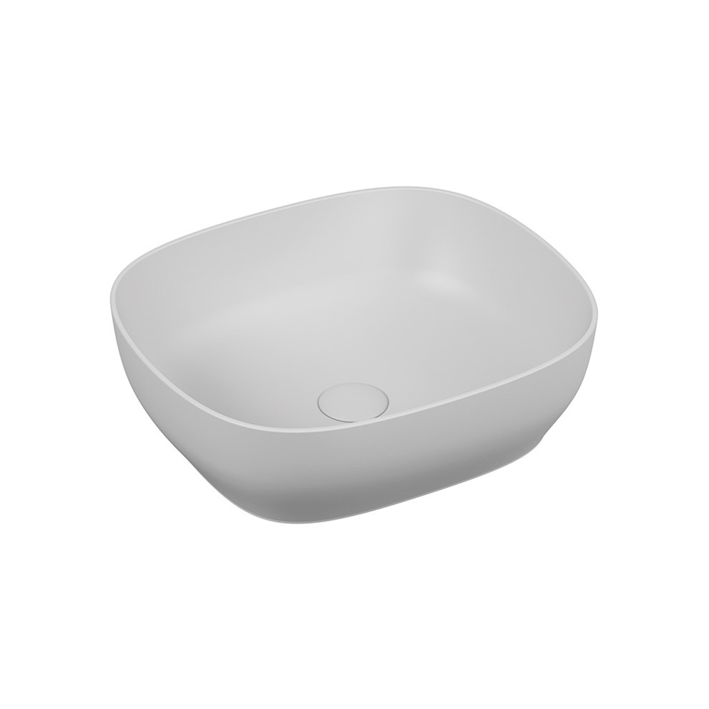 VitraOutline 48 cm Kare Çanak Lavabo Beyaz