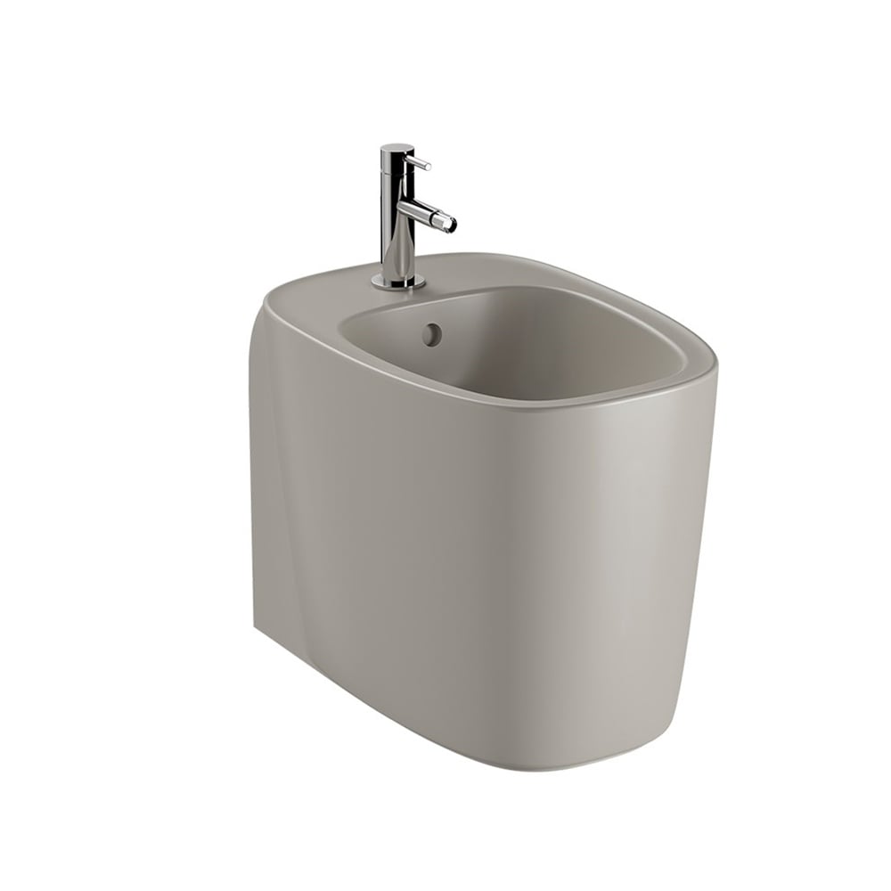 VitraPlural Mat Bej Duvara Sıfır Yerden Bide
